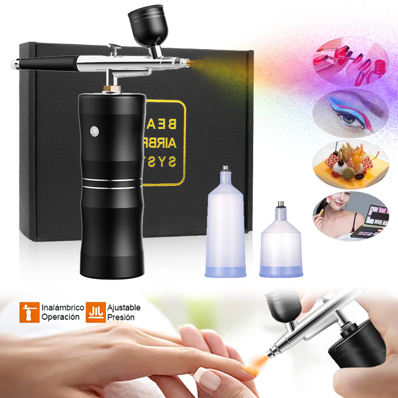 Oxygen Spray Mini Air Compress - огляд і ціна Airbrush Compressor Kit